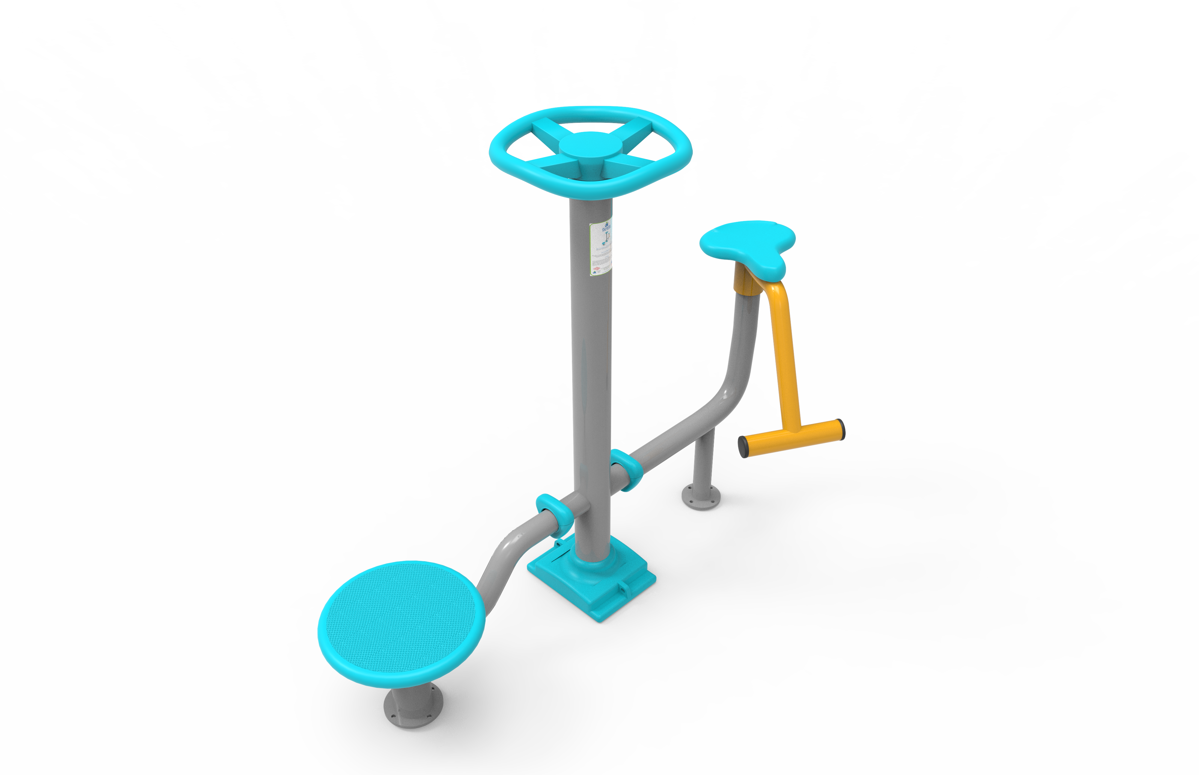 2 Li Bel Cevirme Aleti KLF-01 | Dış Mekan Spor Aletleri | Erse Kent Mobilyaları